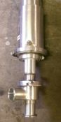 Stainless Products, Inc. 1 ½” 2-Way Air-Actuated Valve, Model SP160-7M-1 ½”-10VPD