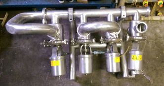 3” 3-Way Valve Station w/ 4 Air-Actuated Valves(Located in Illinois)