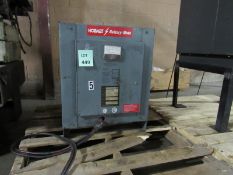 Hobart Battery Charger, 208 240/480V, 18.5/16/6 Amps, 601-725 AMPS in 8 hours. (Located in Iowa)**