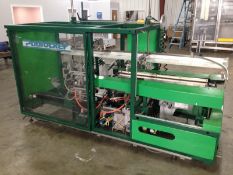 Padlocker Tape Case Erector Model: KD-24S S/N: 3558 Uses tape to seal bottom of boxes, compact