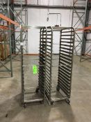 20 Position Portable S/S Tray Racks, with 18