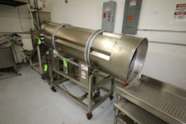 S/S Rotary Tumbler, with Aprox. 1 hp Drive, Aprox. 24