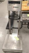 Toledo Stainless Steel portable 100 Pound Platform scale W/ 20