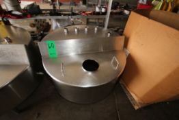 Aprox. 115 Gal. S/S Hinged Lid Balance Tank, Interior Dimensions Aprox. 42