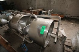 Aprox. 90 Gal. Dual Cone-Bottom S/S Balance Tanks, Dimension 22
