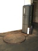 Lantech Q300 Pallet Stretch Wrapper Serial: 3378Semi-Automatic, Rotating Turntable, Belts are in