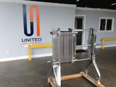 York Plate and Frame Heat Exchanger Serial: 9503402 Patent Number: 1992097Stainless Steel Plates,