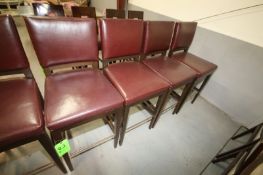 Padded Back Wood Bar Stools