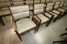 Upholstered Restaurant Chairs with Arms
