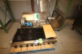 Viking Professional 4-Brunner/Grill Gas Stone, Model VGRT480-60SS includes S/S Hood with Exhaust