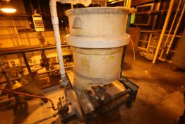 Knight Ware Filter Crock Tank, Aprox. 34” W x 36” H, WG 285C30PP, Mounted on Stand (Located R12 Bulk