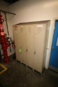 4-Lockers, Overall Dims.: 60