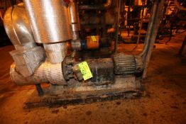 Goulds 1.5 hp Centrifugal Pump, Model 3196, Size 1.50x3x6, S/N 741C361.1, 230/460 V, 3 Phase (