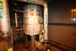 Aprox. 55” H x 40” W Surge Tank (Located 1st Floor Polymers Building)