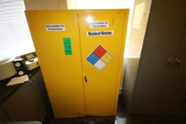 Flammable Storage Cabinet (NOTE: Contents Not Included) (Located Room 2 - Lab)