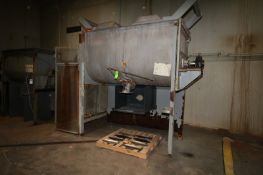 Aprox. 4,000 lb. S/S Paddle Mixer, with 50 hp Drive, 9