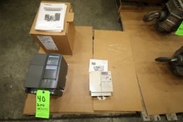 New VFD's includes (1) Yaskawa GPD 315/V7 - 3.7 kw, Model C1MR-V7AM43P7 and (1) Siemens 7.5 hp, S/