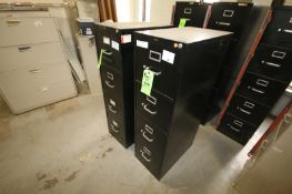 Vertical Filing Cabinets, Includes (9) 5-Drawer Cabinets, and (5) 4-Drawer Cabinets