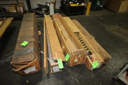 (5) Crates of Spare Coating Line Rolls, Include (1) Spreader Roll, 70 1/2