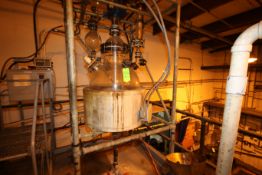 Schott Duran (Germany) Glass Reactor, Cat #100B, S/N 0616700143, Aprox. 245L and 28” Dia. with