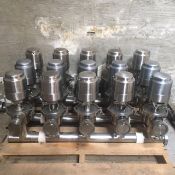 Tri-Clover Air Valve Cluster, (10) 361 Series 2-1/2