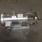 Tri-Clover 5-HP All S/S Washdwon Centrifugal Pump, Mocel c216MD21T-5, S/N M6052, 1750 RPM, 2