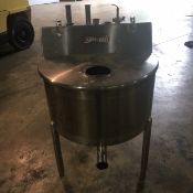 Sani-Fab 50 gallon S/S Balance Tank, Model BTR-10-50, S/N 70537301-2, 2-1/2