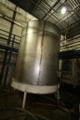Richmond 5,300 Gal. S/S Vertical Tank, S/N L-14311.10, Single-Wall, Dims.: 14' H x 115