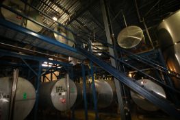 14-Tank Rack and Platform System, with Stairs, Platforms, Crosswalks, Rails, Bolted Construction