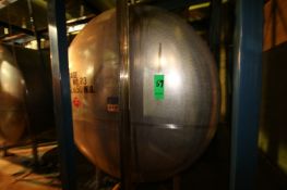 Perma-San 2,650 Gal. Horizontal S/S Tank, Single-Wall, M/N 2630-H, S/N 16798-7, Dims.: 78