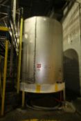 Richmond 5,300 Gal. S/S Vertical Tank, Single-Wall, Dims.: 14' H x 115
