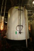 S/S Vertical Tank, Single Wall, Dims.: 9' 2