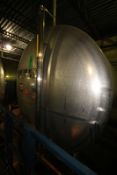 Perma-San 2,650 Gal. Horizontal S/S Tank, Single-Wall, M/N 2630-H, S/N 16798-5, Dims.: 78