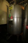 Zenas 1,000 Gal. Vertical S/S Tank, Single-Wall, S/N 14, , Dims.: 108