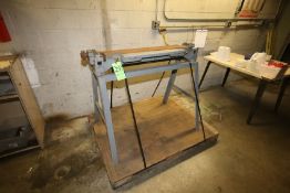 Peck, Stow, and Wilcox Shop Iron Bender Die, M/N 055-D, S/N 1156, 20 Soft Steel, 3ft. Long Die