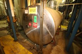 1,700 Gal. S/S Horizontal Tank, Single-Wall, Dims.: 60
