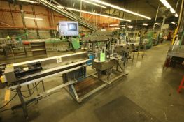 Inline Labeling Equipment Co. Inline Roll-Fed Pressure Sensitive Labeler, M/N 1500 NR, with Lynx Ink