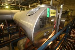 1,725 Gal. S/S Horizontal Tanks, Single-Wall, Dims.: 59