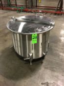 Aprox. 50 Gal. S/S Balance Tank, with S/S Hinge Lid