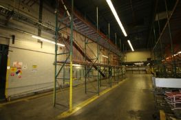 6-Sections of Pallet Racking, with (7) 18' Uprights and (12) Sets of Cross Beams and Beds