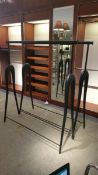 Alexander McQueen 5' Clothing Racks Rigging Cost: $15
