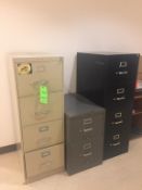 Filing Cabinets, Left to Right # of Cabinets: 4, 2, 4 Rigging Cost: $20