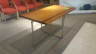 West Elm Style Light Stained Wood 60