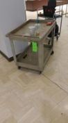 Carts On Casters (1) Stainless (2) Rubbermaid includes bubble wrap Rigging Cost: $10