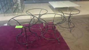 (4) Steel Table Frames no glass Rigging Cost: $15
