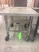 4 Wheel 1 Shelf Cart, Metal Rigging Cost: $5