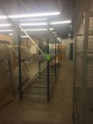 3 Shelf Metal Secured Rack 8'x25'x3' Rigging Cost: $55