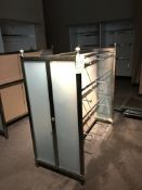 Fabric, Polished Nickel Product Displays 58x58x27 Rigging Cost: $45