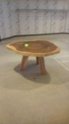 ~5' Round Live Edge 3 legged Black Walnut Table Rigging Cost: $25