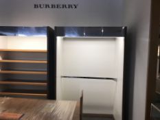 Complete 5 Station Clothing Cabinet with 3 Sided Mirrored Product Display Rigging Cost: $